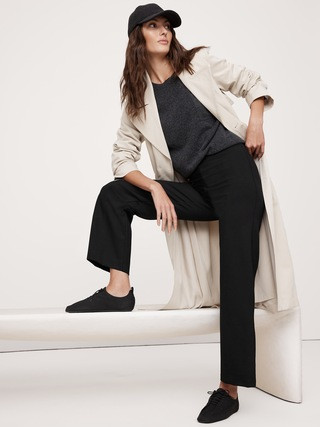 Straight Everywhere Ponte Ankle Pant | Banana Republic (US)