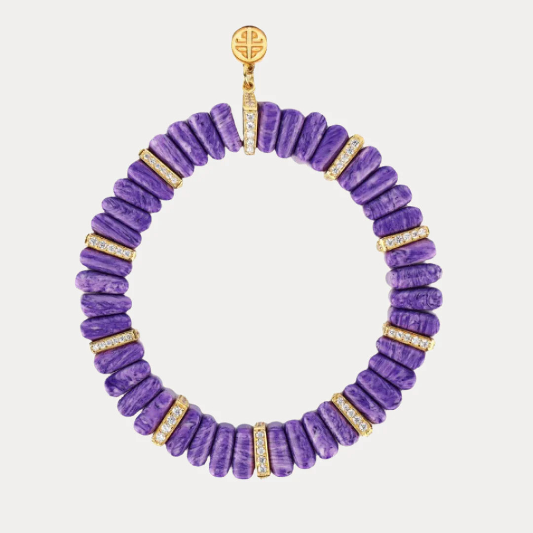 Tablet Bracelet - Charoite | BuDhaGirl
