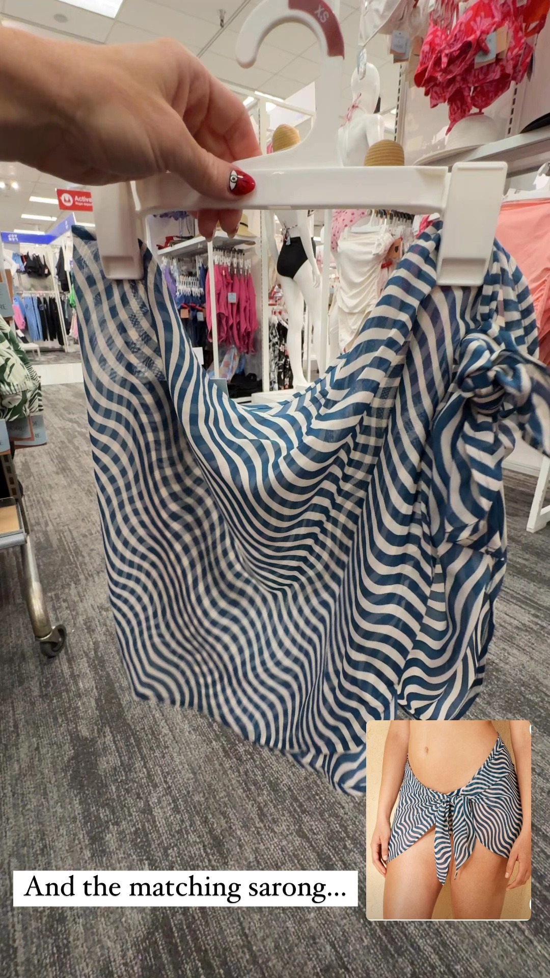 This fabulous print has a matching bikini!

Sarong | swim cover up | beach cover up | swim suit | vacation outfit | spring break | target finds

#LTKSwim #LTKWatchNow #LTKFindsUnder50