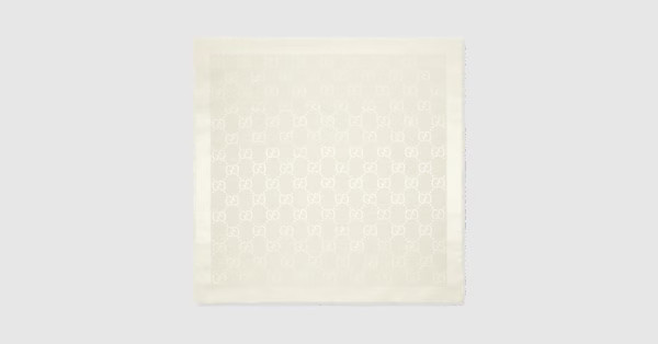 GG jacquard silk wool shawl | Gucci (US)