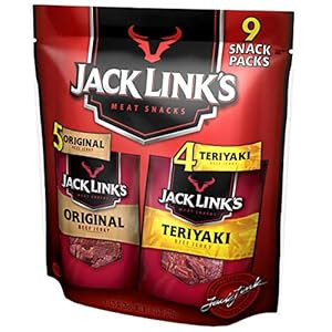 Jack Link's Beef Jerky Variety Pack Includes Original and Teriyaki Flavors, On the Go Snacks, 13g... | Amazon (US)