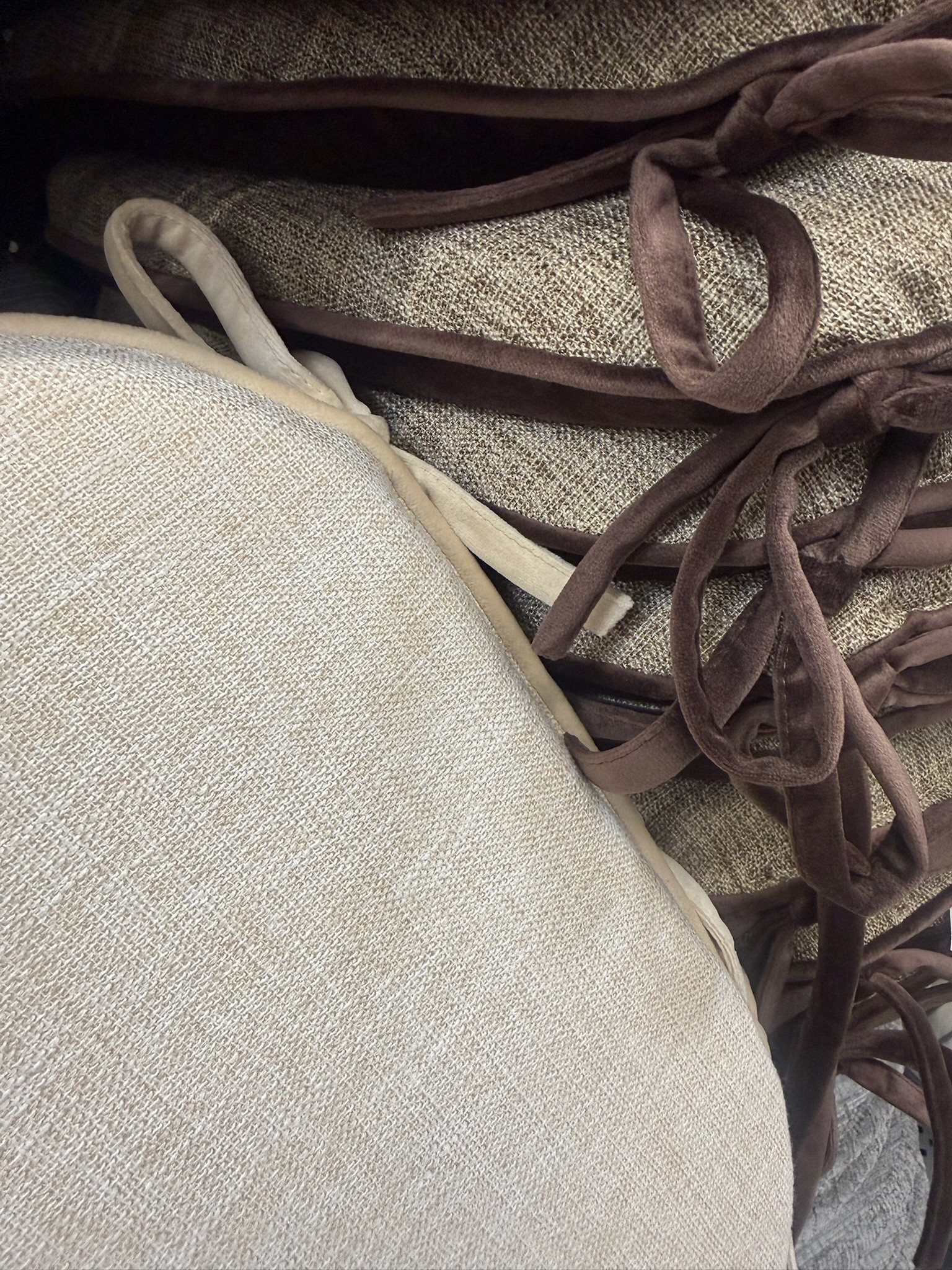 The prettiest seat cushions, they will elevate your dining setting!