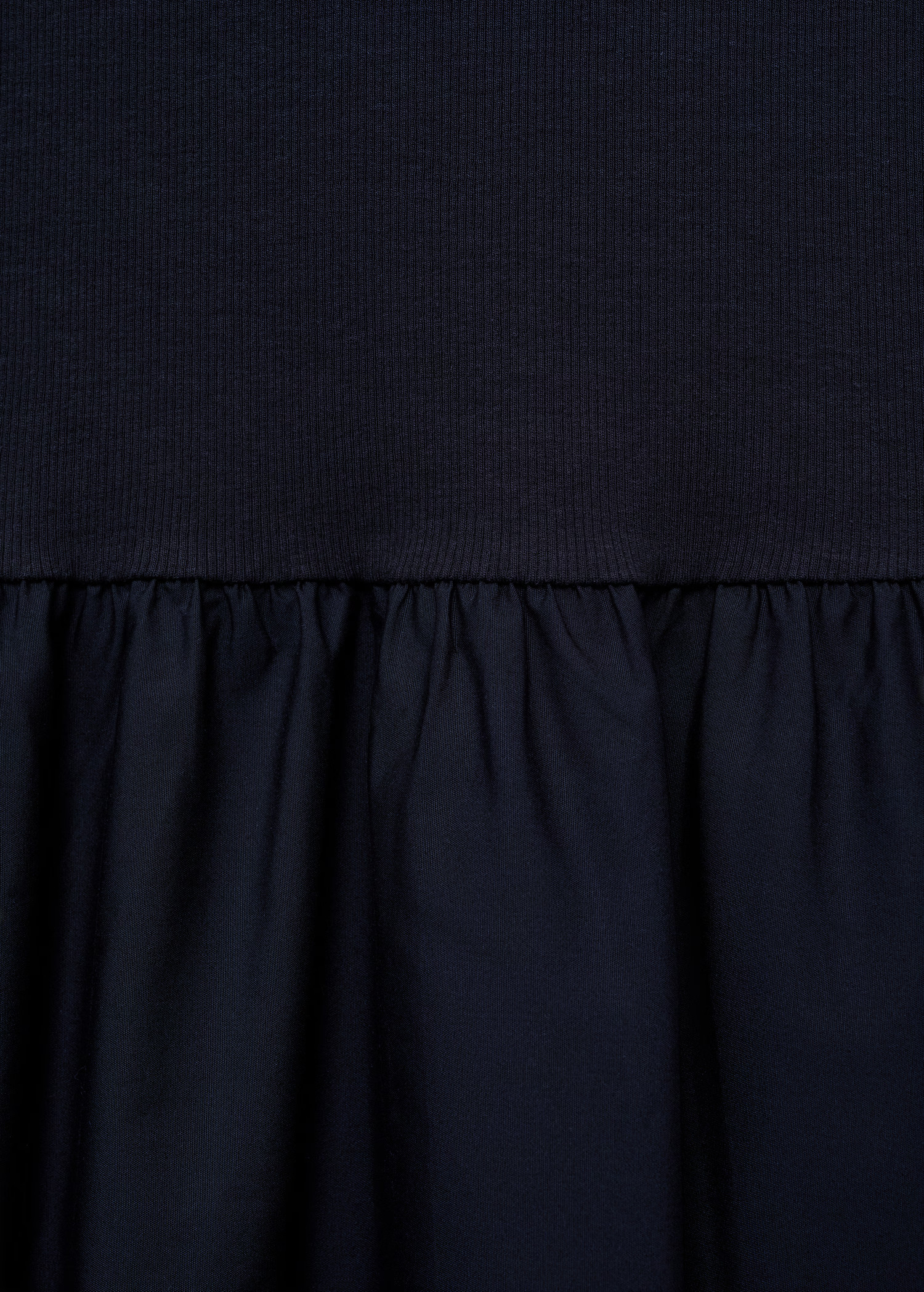 Flared dress in combined fabric - Women | MANGO United Kingdom | MANGO (UK)