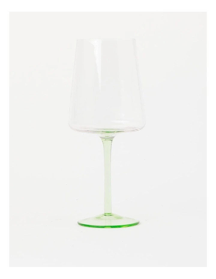 Jordan Wine Glass Set of 4 in Green | Myer