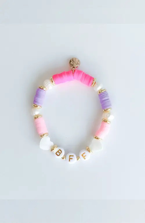 Bits & Bows BFF Girls' Bracelet in Pink/purple at Nordstrom, Size Small | Nordstrom