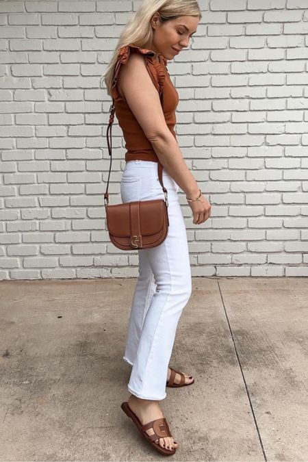 Jeans
Denim
White jeans 
Summer outfit 
Summer 
Vacation outfit
Vacation 
Date night outfit
#Itkseasonal
#Itkover40
#Itku
#LTKShoeCrush #LTKItBag 

#LTKFindsUnder100
