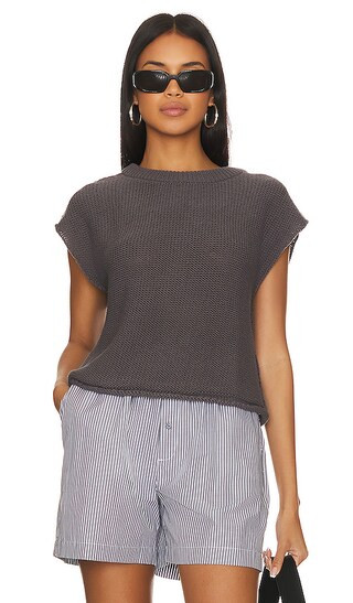 Stolen Hearts Vest in Pavement | Revolve Clothing (Global)