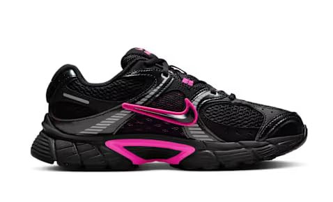 Nike V5 Runner womens LACED SHOES, BLACK/BLACK-DK SMOKE GREY-PINK BLAST, 8.5 | Amazon (US)