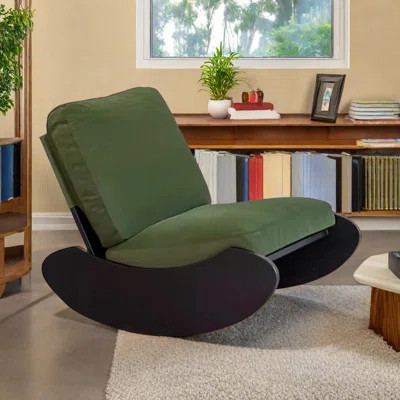 Retro Rocking Chair Living Room Furniture Casual Rocking Chair | Wayfair North America