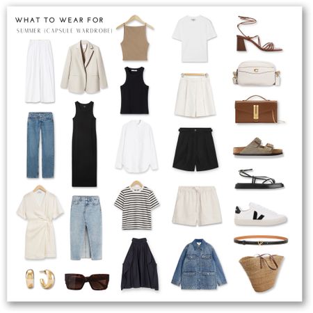 A summer capsule wardrobe ☀️

(All clothing items are linked on this post - see other one for shoes & accessory links)

#LTKSeasonal #LTKeurope #LTKstyletip