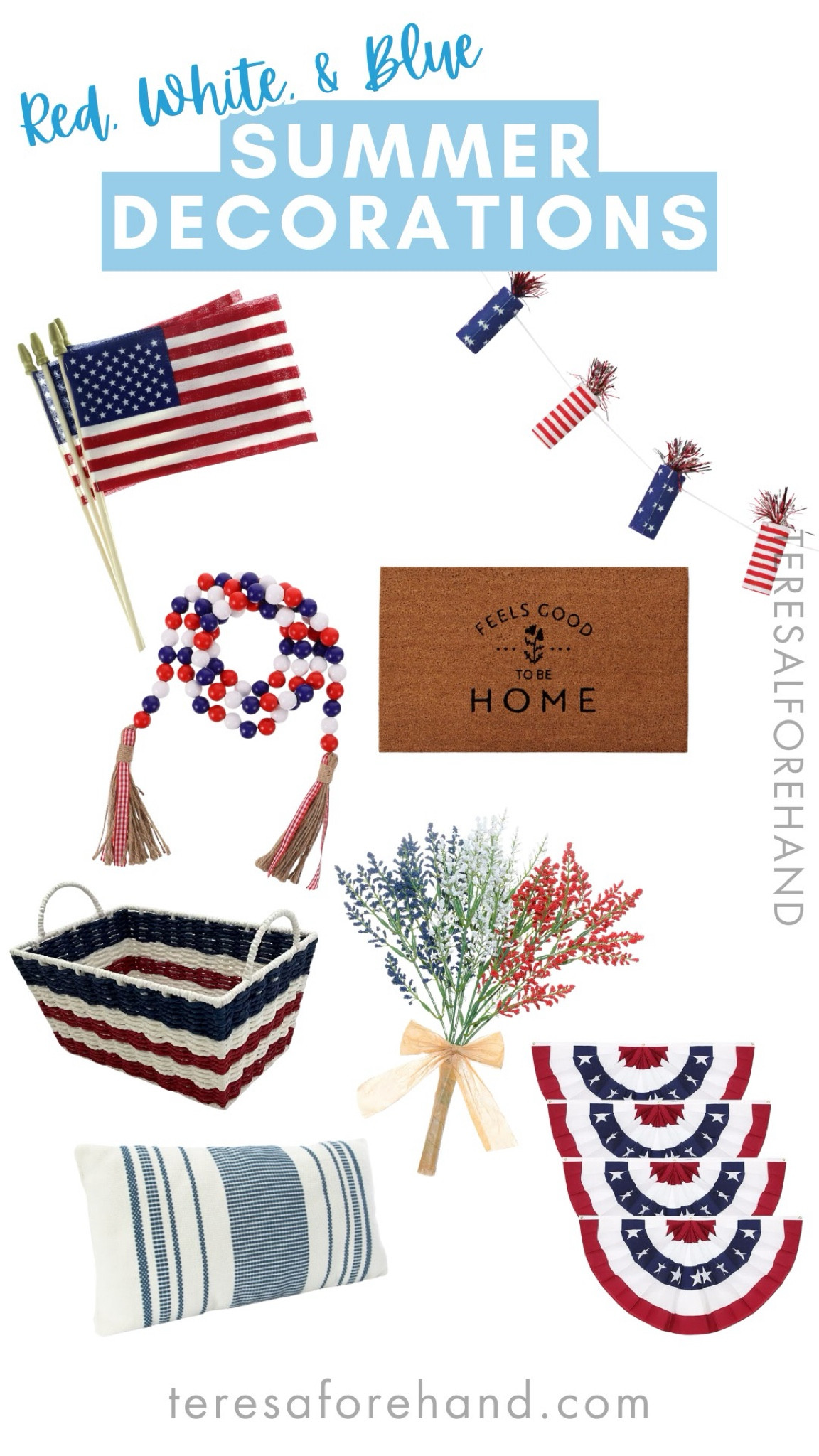 Red, white and blue decor for summer! 

#LTKSeasonal #LTKHome #LTKFamily