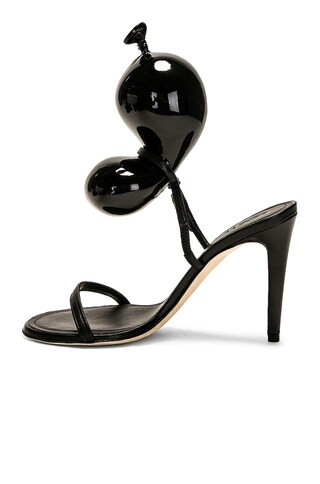 Loewe Balloon 100 Sandal in Black & Black | FWRD | FWRD 