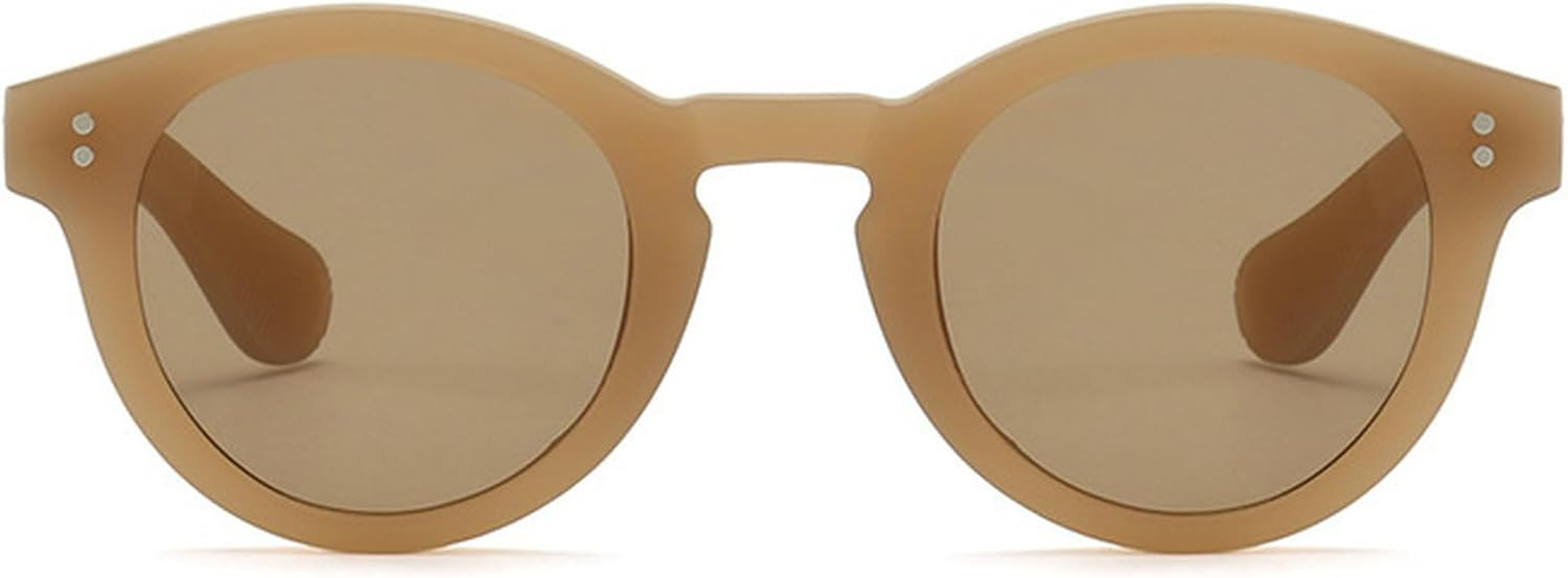 Small Round Sunglasses for Women Men Retro Sun Glasses Vintage Shades UV400 Protection with Thick Frame 2025 Sunglasses | Amazon (US)
