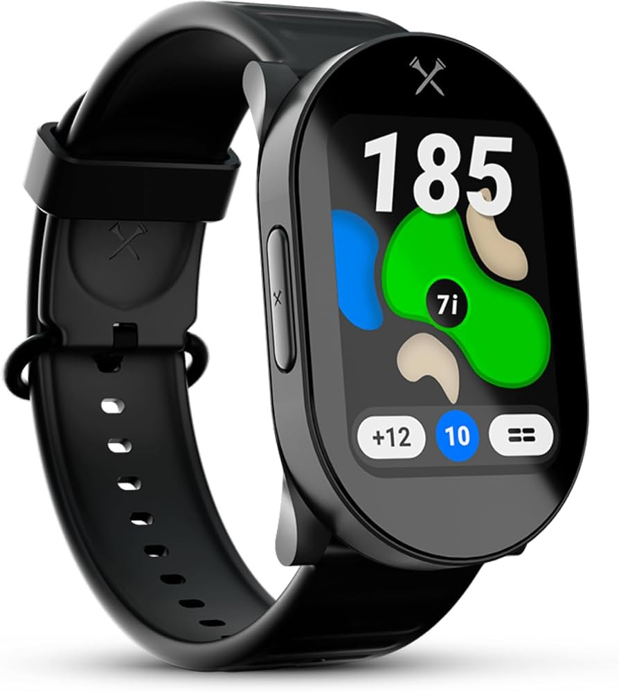 Blue Tees Golf Playmaker+ GPS Golf Watch with AMOLED Touch Screen Display, 42,000+ Preloaded Cour... | Amazon (US)