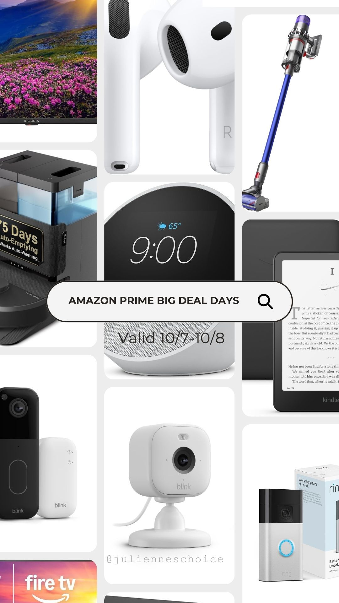 Amazon Prime Big Deal Days are here! 🛍️
 valid 10/7–10/8 only.✨julienneschoice 

#AmazonPrimeBigDeal #LTKFinds 

 

#LTKHome #LTKSaleAlert #LTKFamily