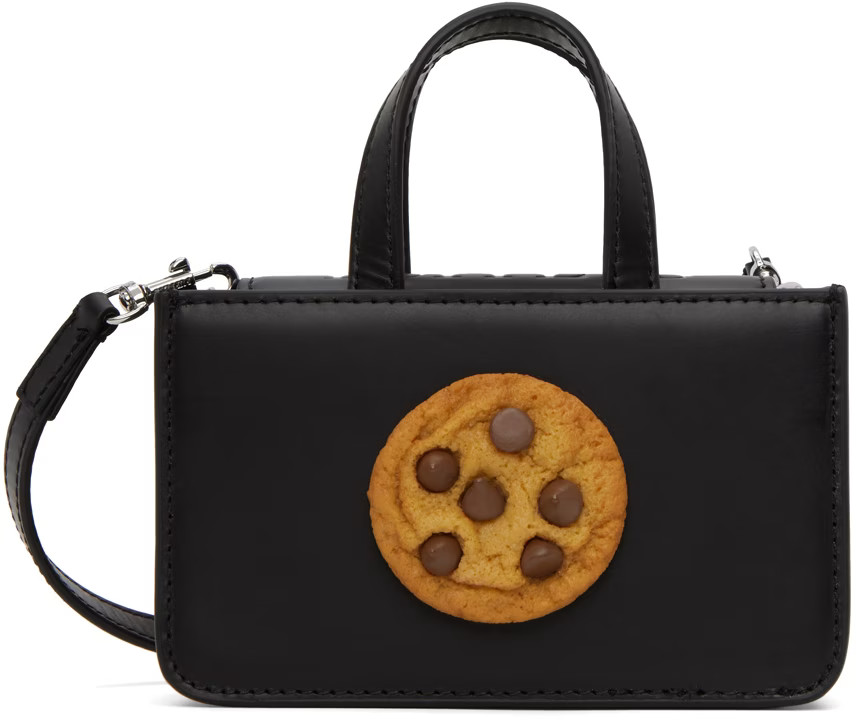 Puppets and Puppets - Black Mini Cookie Bag | SSENSE