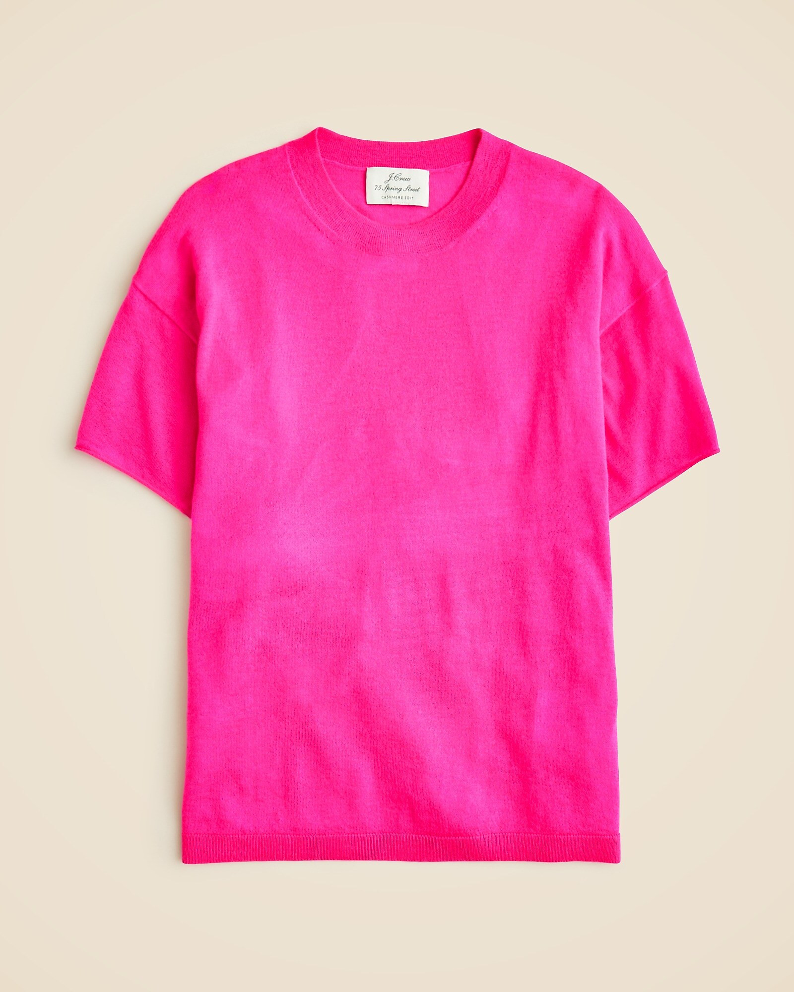 Spring Street featherweight cashmere relaxed T-shirt | J. Crew US