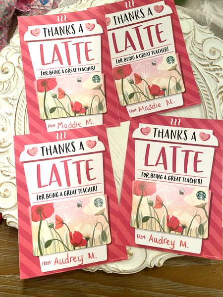Got these cute little printable cards for our teachers for Valentine’s Day 🥰 

#teachersgift #valentinesday #valentinesgift #valentinesgiftidea #teachersvalentinesdaygift 

#LTKkids #LTKfamily #LTKunder50