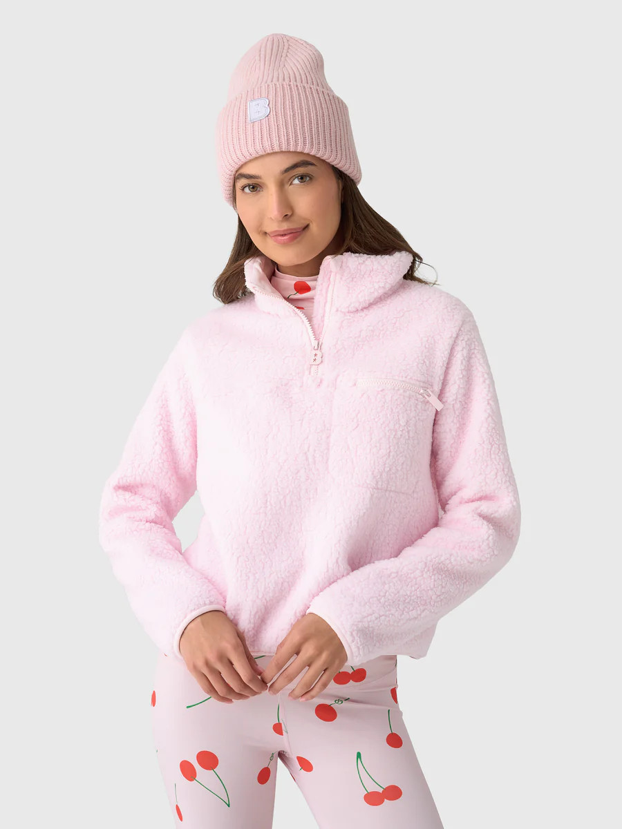 Berno Women's Cloud Zip Fleece Pullover | Saint Bernard