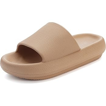 BRONAX Pillow Slippers for Women and Men | House Slides Shower Sandals | Extremely Comfy | Cushio... | Amazon (US)