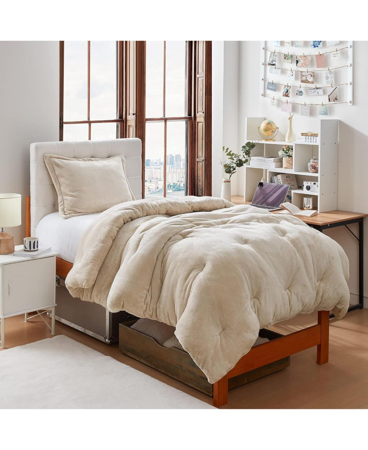 Thicker Than Thick - Coma Inducer Comforter Set - Standard Plush Filling - Birch , Twin Xl - Birch | Macy's