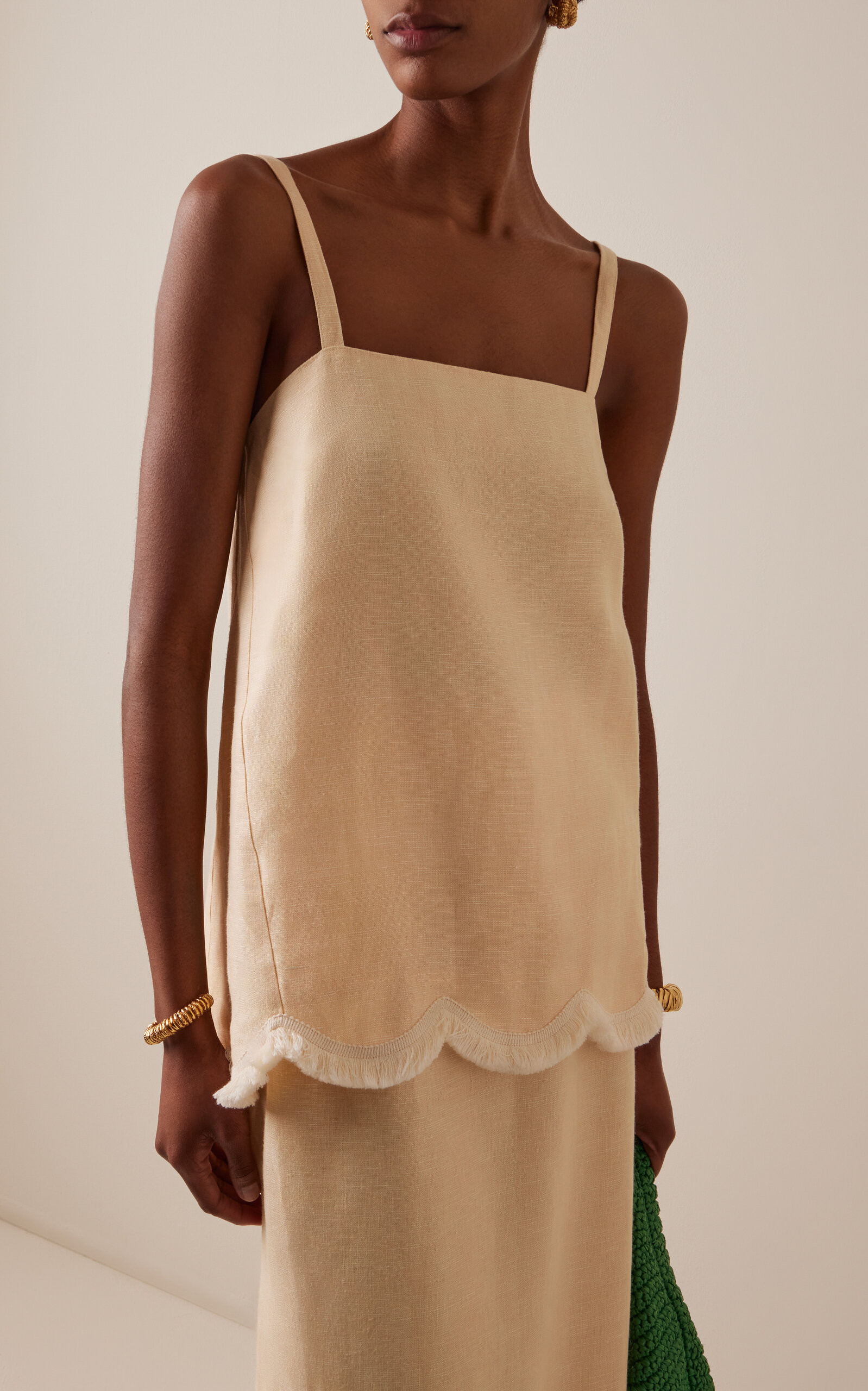 Essie Fringed Linen Top | Moda Operandi (Global)
