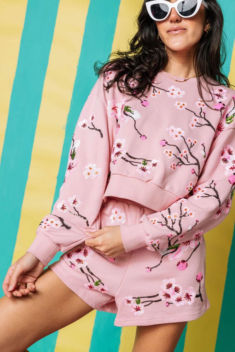 Cherry Blossom Sweatshirt | Queen of Sparkles