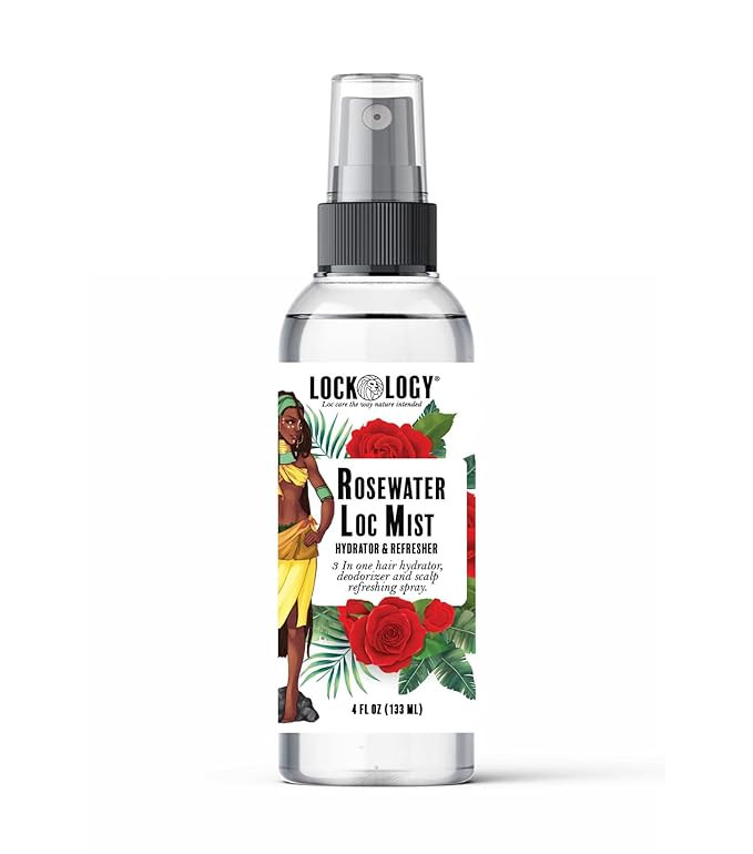 Rose Water for Locs; Rosewater for Hair Spray, Natural Hair and Loc Refresher Moisturizer; Produc... | Amazon (US)