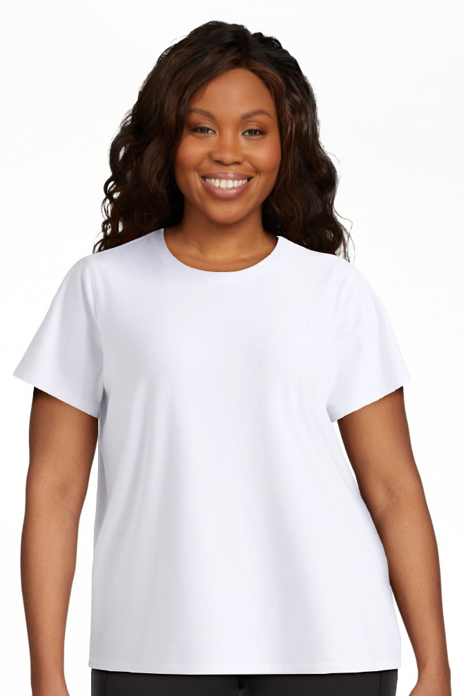 Athletic Works Women's and Women's Plus ButterCore Tee with Short Sleeves, Sizes XS-4X | Walmart (US)