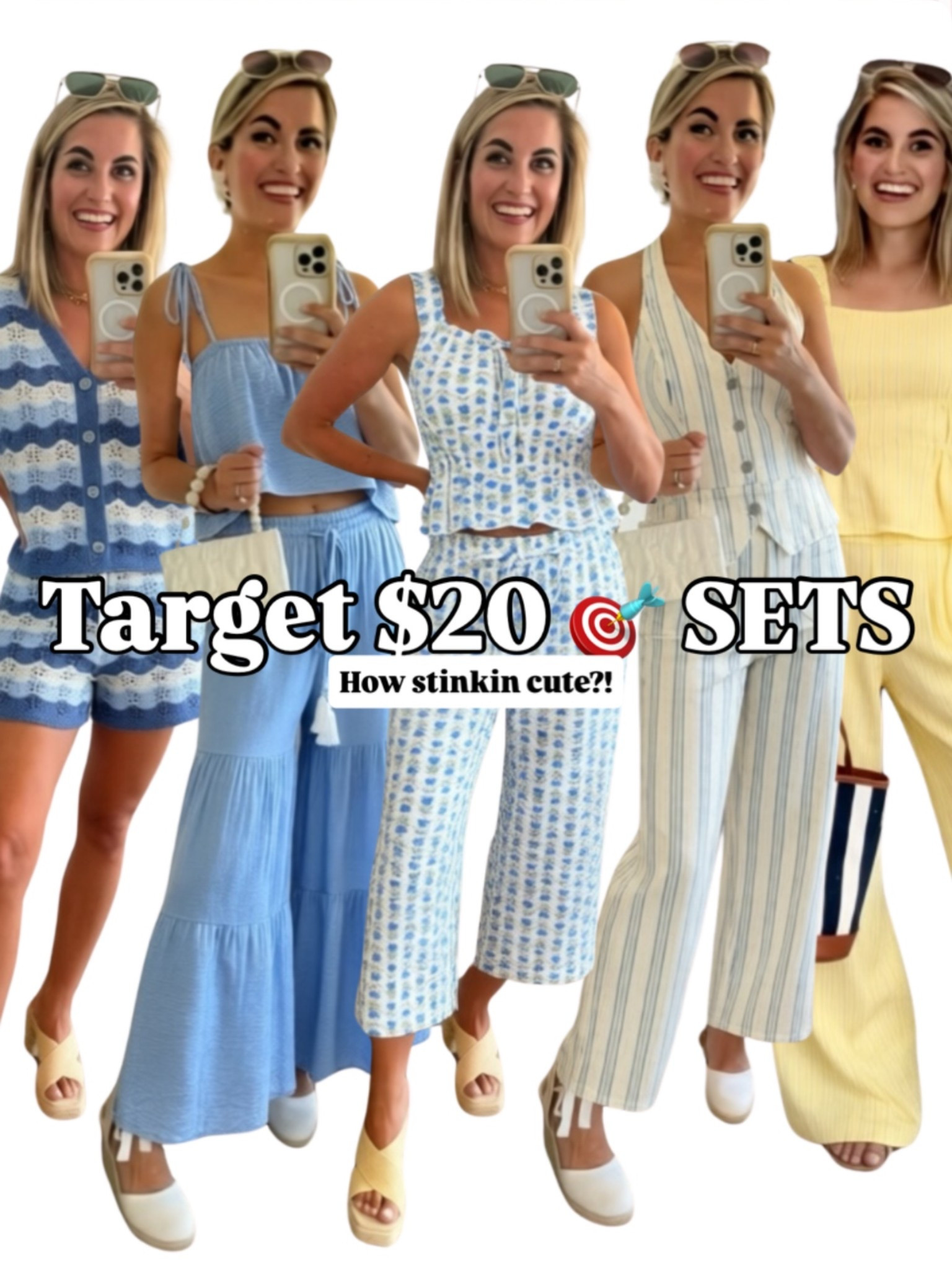 TARGET🎯 Deals you’ll Love!👌 $12 two piece sets, $10 home buys, $12 shoes and so many more buys that will blow your mind!✨


✨SIZING✨Everything is petite friendly I’m 5’2” 125lbs wearing small top/dress and small/4 bottoms 
.

#targetpartner Target outfit, Walmart jeans, spring clothes, found it on Amazon, spring dress, Tuckernuck, spring shoes, target shoes, Walmart shoes, sandals, shoes, SPANX, Walmart finds, Walmart set, 2 piece set, Walmart sale, Skincare, anti aging skin care, pdrn, red light therapy,  jeans,, 

Follow my LTK @nikkiferrara on the @shop.LTK app to view this post and get my exclusive app-only content!

#LTKPetite #LTKHome #LTKSaleAlert