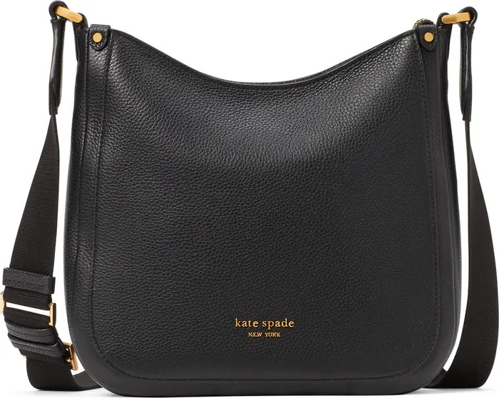 kate spade new york medium roulette pebble leather crossbody bag | Nordstrom | Nordstrom