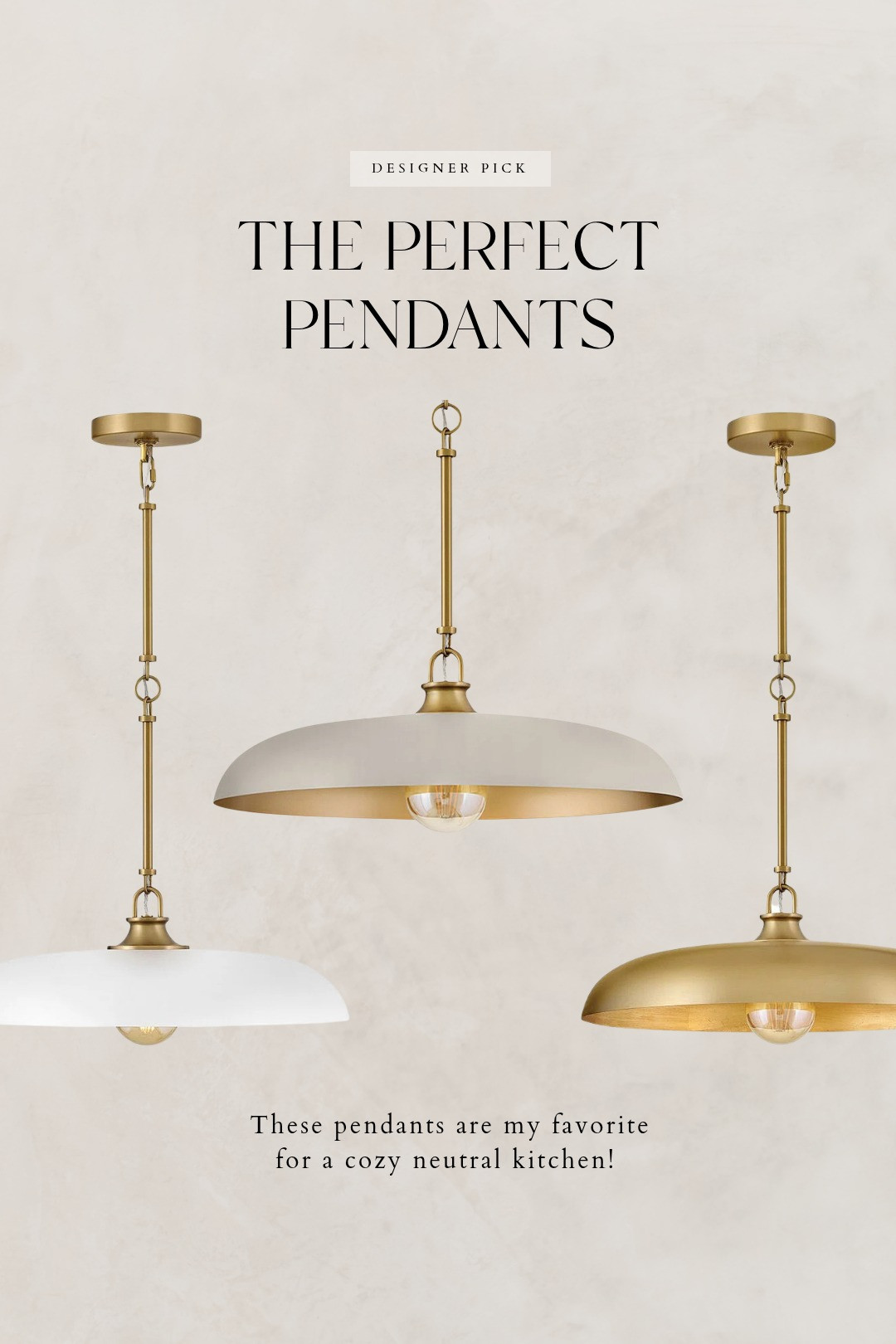 These pendants are my favorite! So timeless and the perfect neutral tones 🤌🏼 kitchen lights, kitchen lighting, kitchen light, kitchen light fixtures, pendant light, pendant lighting, pendant light kitchen, kitchen design, kitchen design ideas, kitchen decor, wayfair, wayfair sale 

 #LTKHome #LTKSaleAlert
