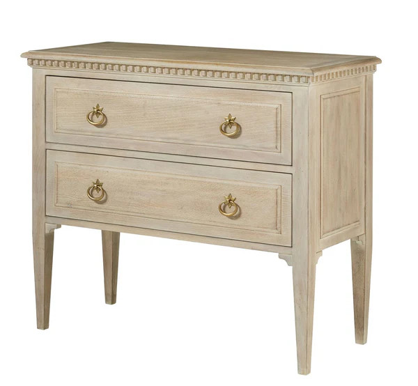 Weathered Oak Commode | Greene & Co Interiors