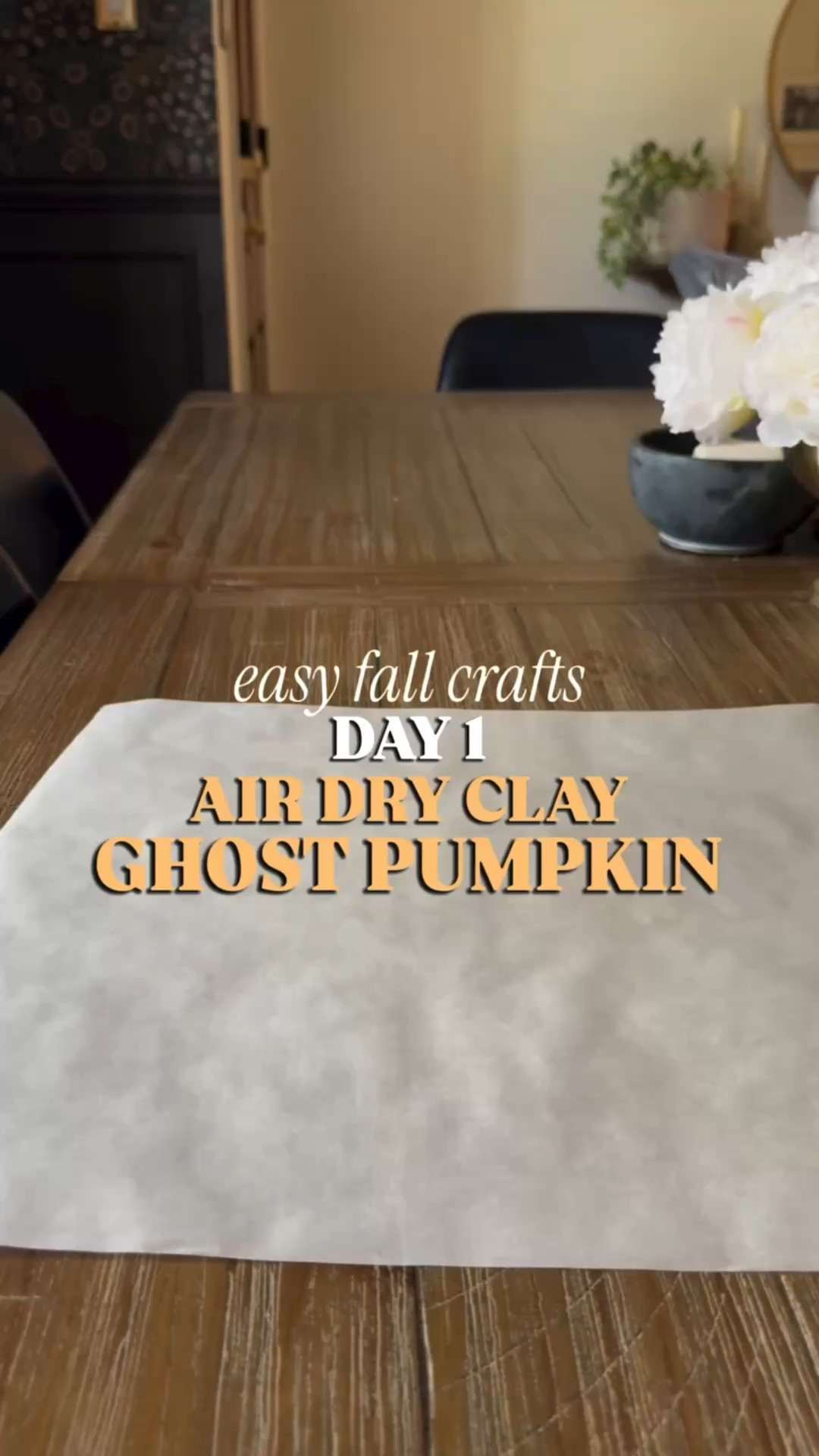 To celebrate the ber months, I’m sharing 10 days of super simple fall crafts and we’re kicking things off with this ADORABLE ghost pumpkin. 😍

It’s so easy to make and is an adorable addition to your Halloween decor! 

Be sure to hit the follow button to stay tuned and not miss a craft!