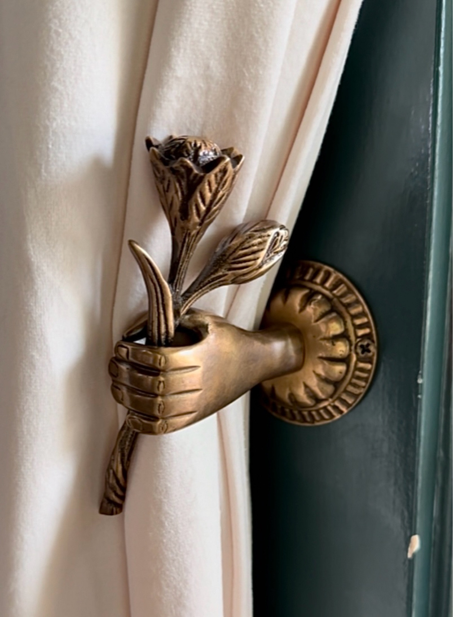 I love this hook! I’m using it as a curtain pull, but you could use it for towels, hanging art, jewelry, etc. It’s perfectly whimsical and fits my romantasy aesthetic! 

#LTKHome