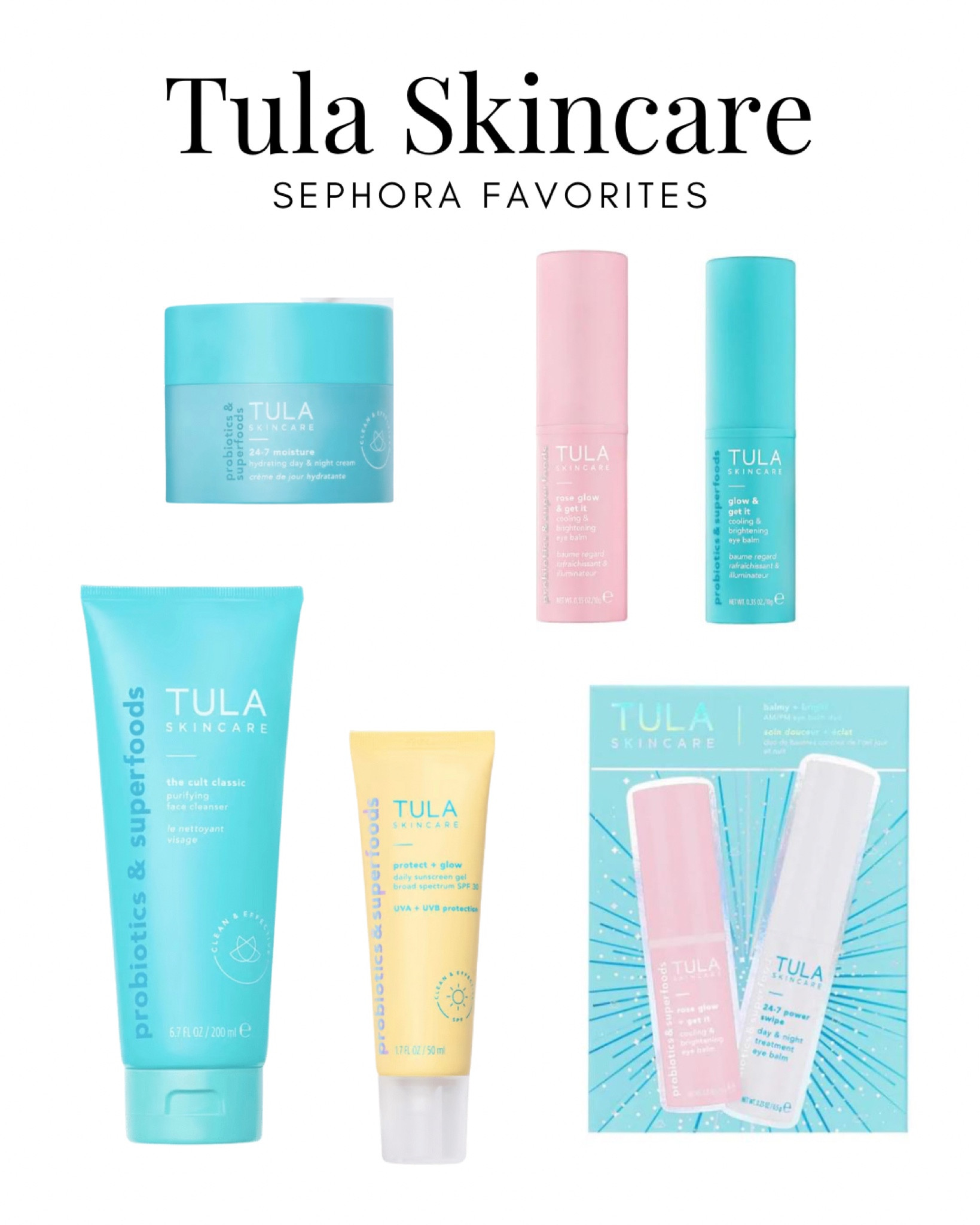 Tula Skincare favorites at Sephora #40plusskincare

#LTKbeauty #LTKsalealert