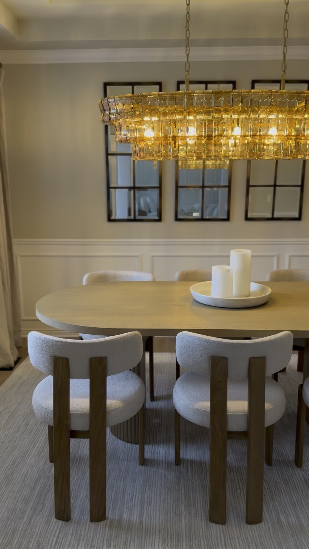 Yes, it’s from Amazon. This lighting looks way more expensive than it was. It pairs beautifully with my RH table and Amazon find chairs  

#LTKHome #LTKOver40 #LTKdayinmylife
