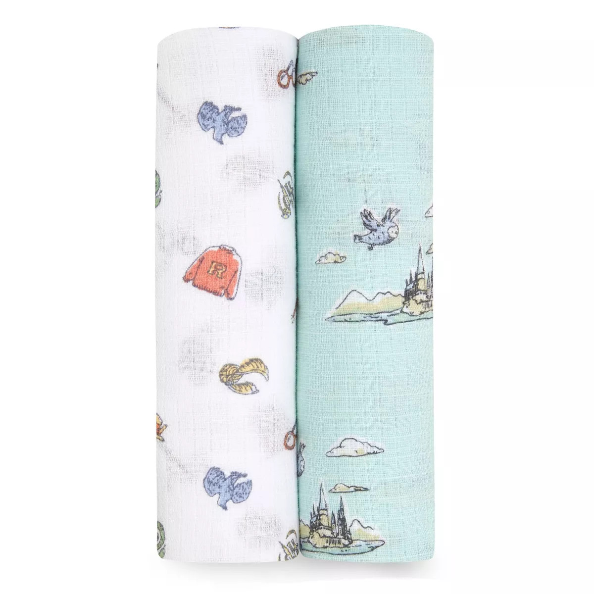 aden + anais Essentials Swaddle - Harry Potter Hogwarts - 2pk | Target