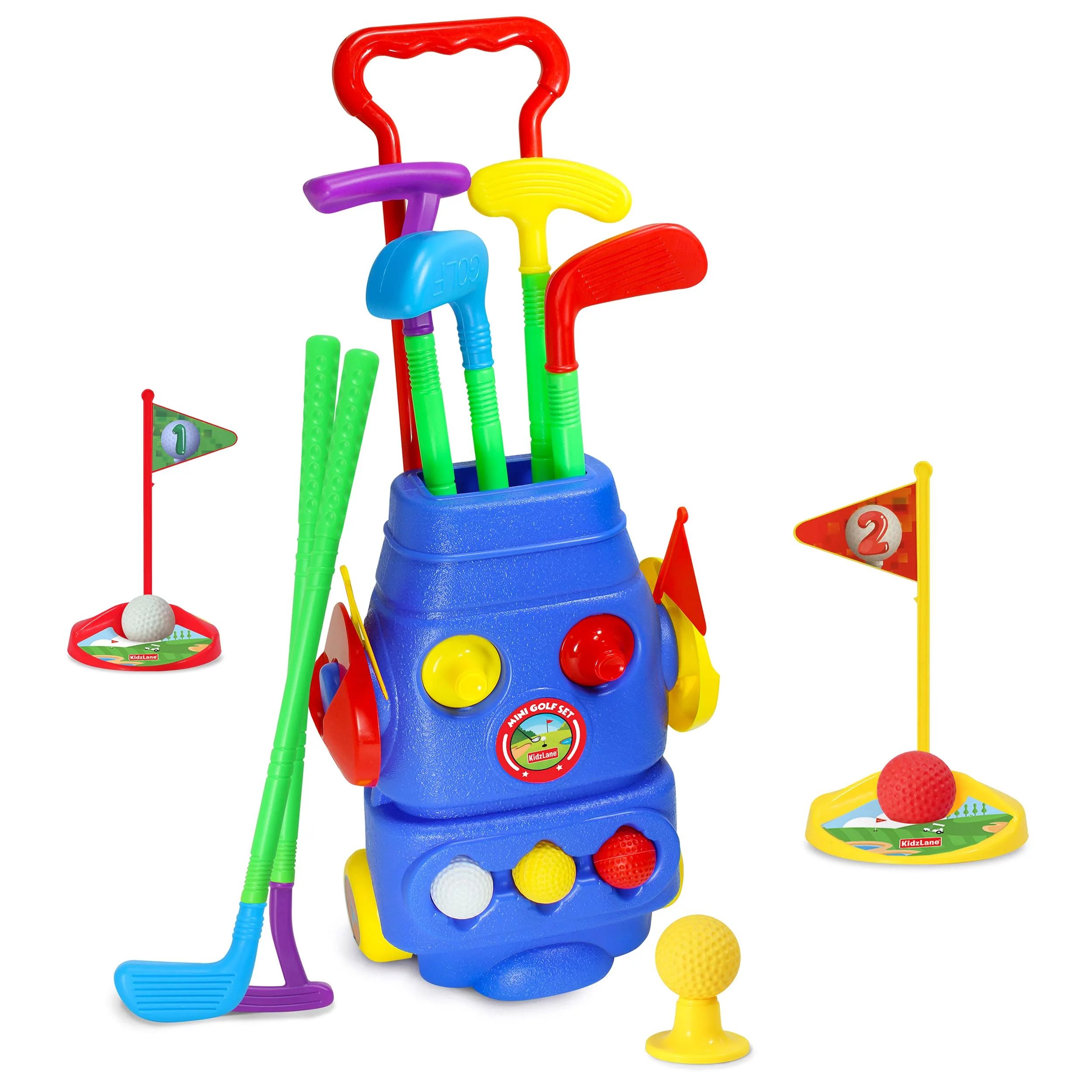 Kidzlane Golf Set for Kids and Toddlers, Complete Golf Club Toy Set, Ball Game Set, Outdoor Sport... | Walmart (US)