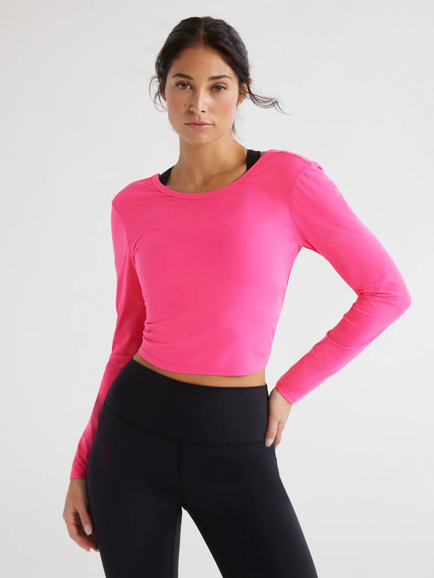 Sofia Active Women's Super Soft Twist Back Top, Sizes XS-2XL - Walmart.com | Walmart (US)