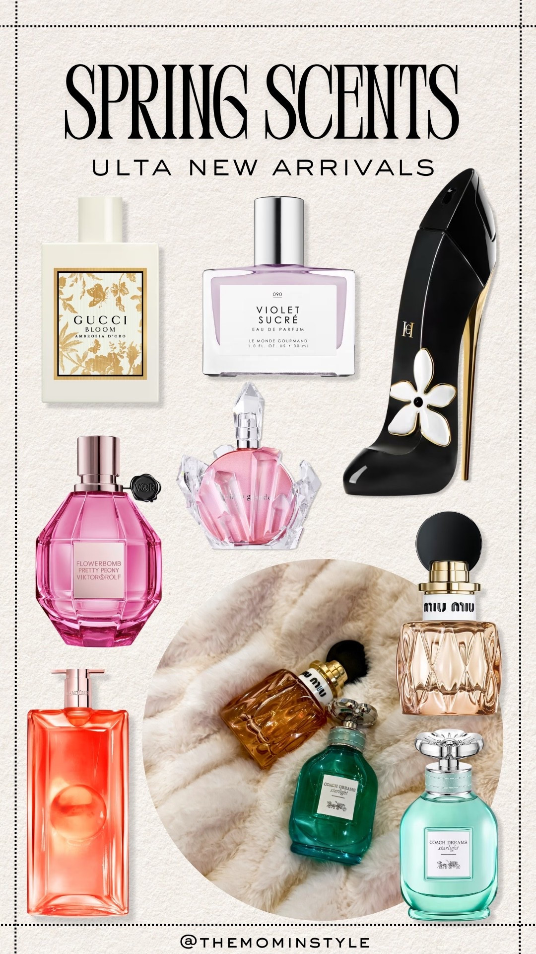 New spring fragrances from Ulta! I have the Miu Miu one and Coach Starlight

#LTKselfcare #LTKBeauty #LTKmomlife