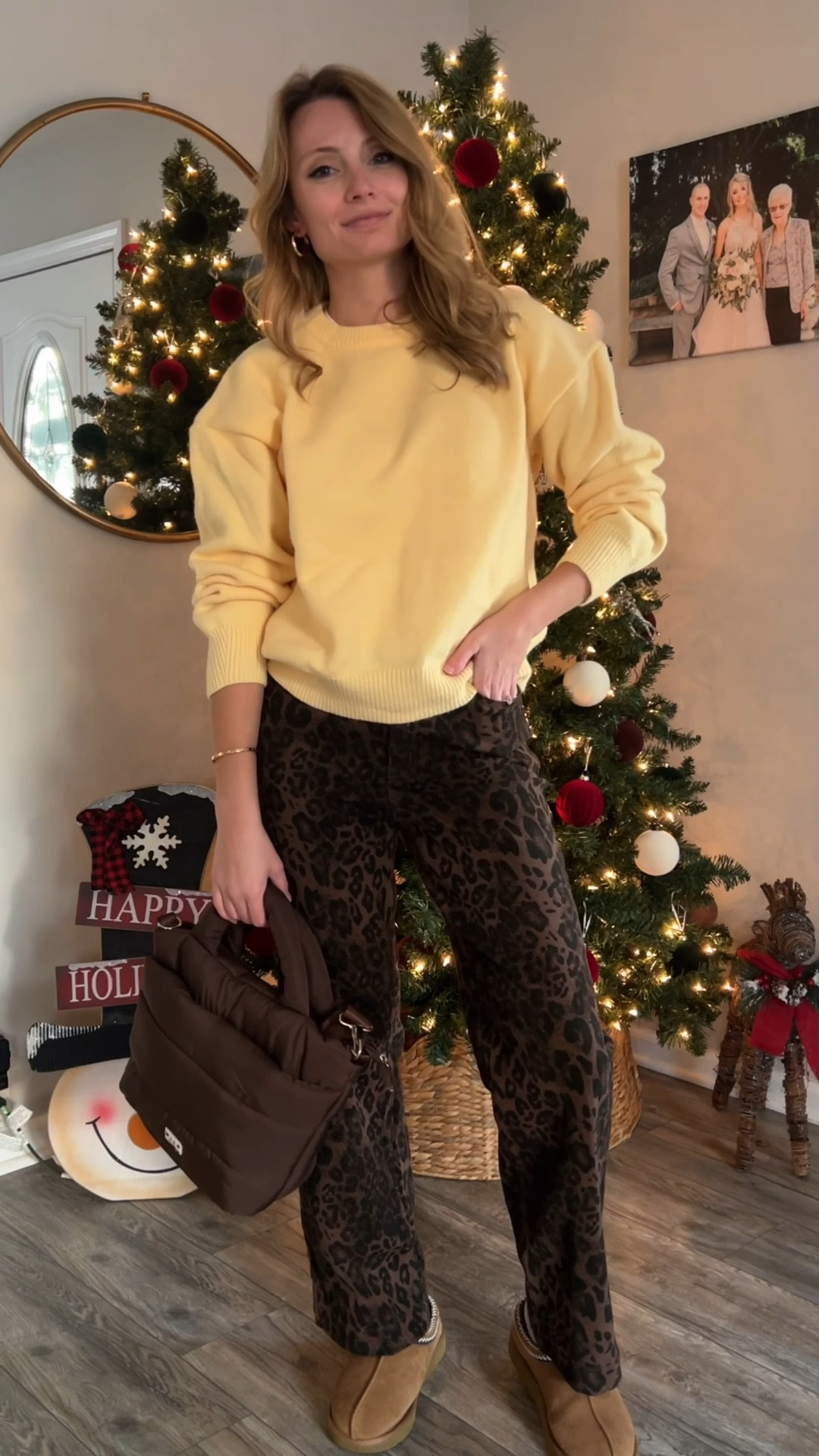 Another way to style these cheetah jeans! Love them with a pop of color. 

#LTKootd #LTKFindsUnder100 #LTKFindsUnder50