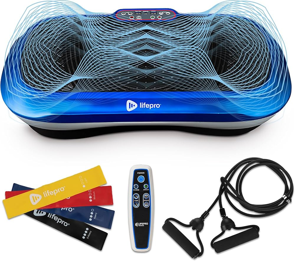 LifePro Vibration Plate Exercise Machine - Whole Body Workout Vibration Fitness Platform w/ Loop ... | Amazon (CA)