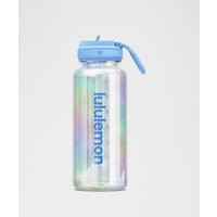 Back To Life Clear Bottle 32oz Straw Lid | Lululemon (US)