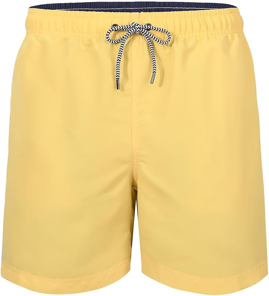 Mens Swim Trunks 5 Inch Lightweight Swim Shorts Men Quick Dry Mens Swimsuit Trunks | Amazon (US)