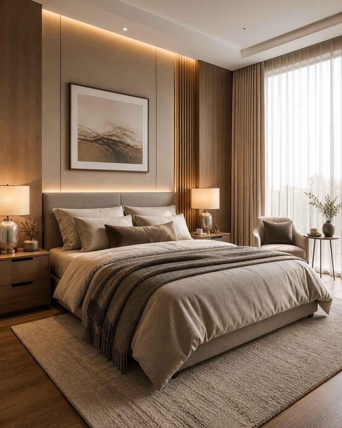 Warm neutral bedroom with layered textures, soft lighting, and a calm refined luxury feel.

#bedroomdesign #luxurybedroom #modernbedroom #neutralbedroom #bedroominspo #interiordesign #homedecor #warmminimalism #softminimalism #neutralinterior #bedroomdecor #modernhome #cozyhome #eleganthome #interiorinspo #homeinspiration #pinteresthome #ltkhome #calmhome #refinedinteriors