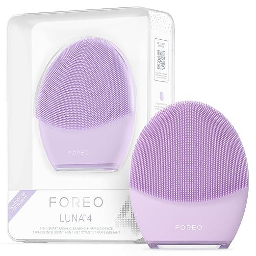 FOREO LUNA 4 Face Cleansing Brush | Firming Face Massager | Anti Aging Face Care | Enhances Absor... | Amazon (US)