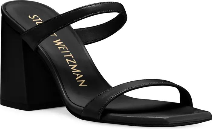 Stuart Weitzman Flareblock 85 Slide Sandal (Women) | Nordstrom | Nordstrom