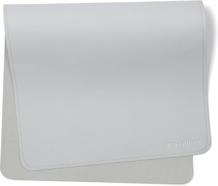 Vegan Leather Baby Changing Mat - Multipurpose Portable Wipeable Diaper Pad - Foldable for Travel... | Amazon (US)