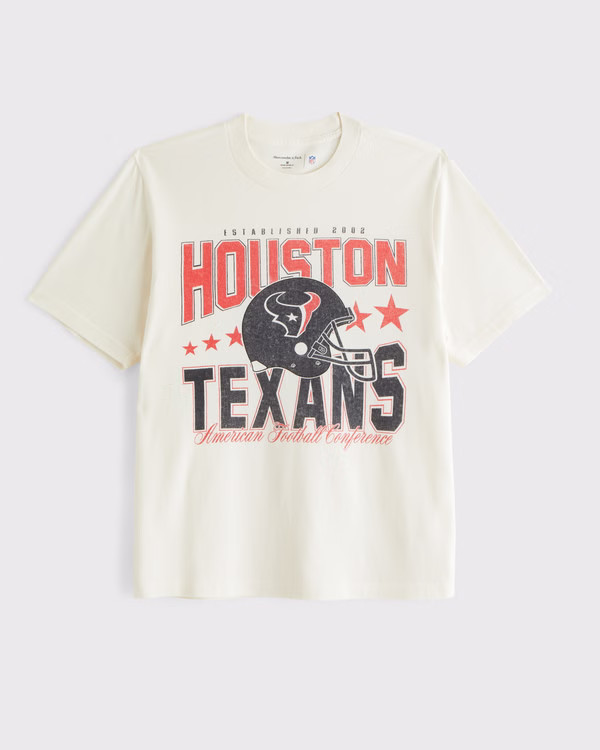 Houston Texans Vintage-Inspired Graphic Tee | Abercrombie & Fitch (US)